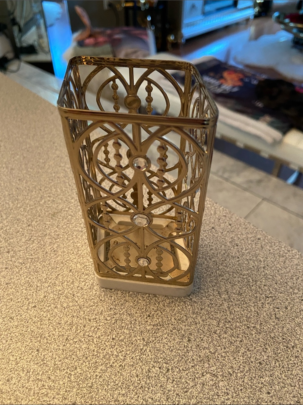 Decorative Gold hand soap holder